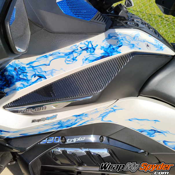 Real-Carbon-Fiber-Knee-Panels-Domed-3D-for-Spyder-RT-RT-Limited-2020-21