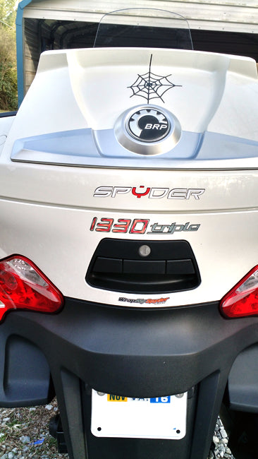 Rear 1330 Red with web and Spyder Text decal