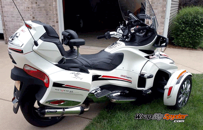 Create your own look with our Black- Red Break-Stripe-kit for Spyder RT