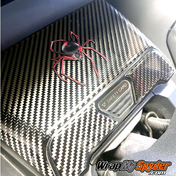 Red-Spider-over-3D-Domed--Real-Carbon-Fiber-Glove-Box