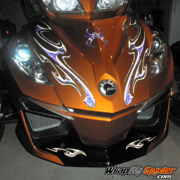 Ghost-Lightning-Purple Reflective with Sparkle Glitter