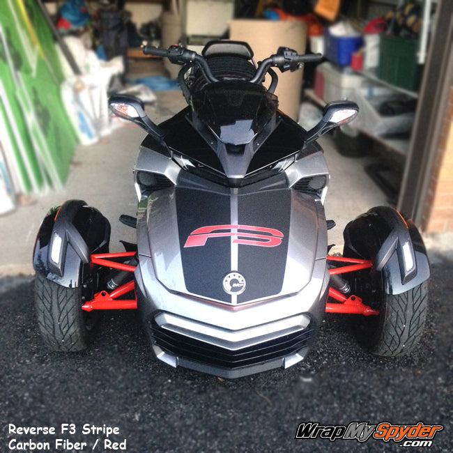 F3 Frunk Racing Stripe Kit - Reverse Slant