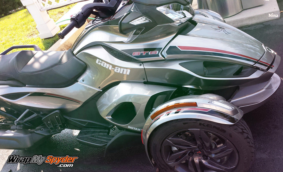 Break Stripe ST kit Burgundy Black