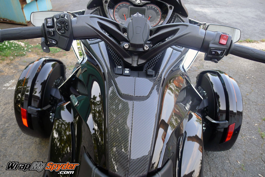 BRP Spyder ST real carbon fiber dash covering