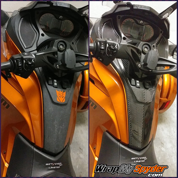 Spyder ST Real Carbon Fiber Dash kit