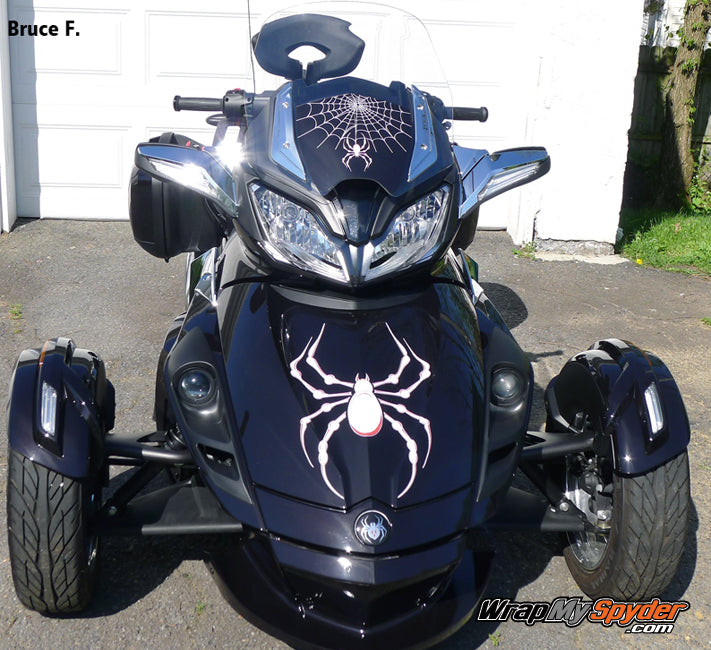 ST S Bellerdine White spider decal