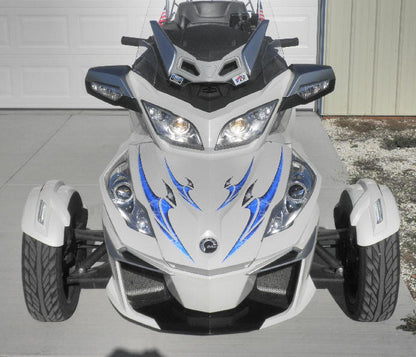 Sceptor graphics kit in Blue tone reflective