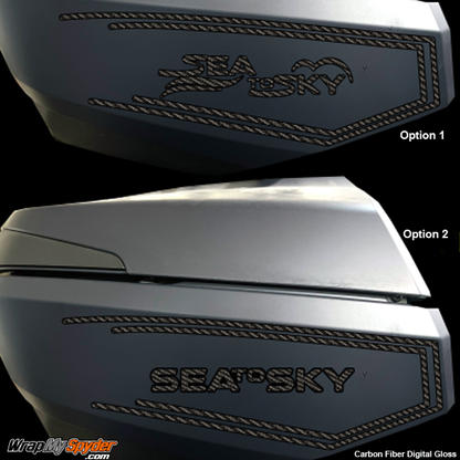 2020+ Spyder RT Sea-to-Sky-Top-Case-Side-Stripe-carbon-fiber-digital-gloss
