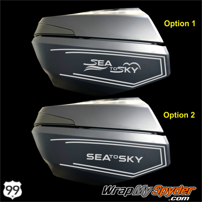 Sea to Sky Top Case Side Stripe