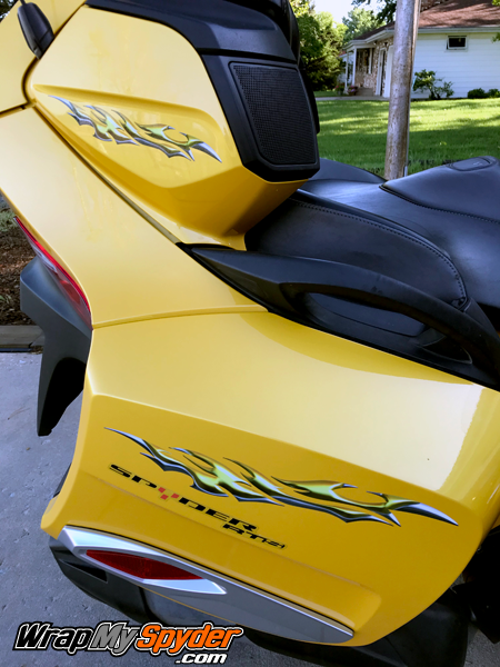 BRP Can-am Spyder graphics Si758-Yellow-Reflective