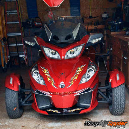 Can am Spyder decal set Si758-gold-tone-with- optional bellerdine-small