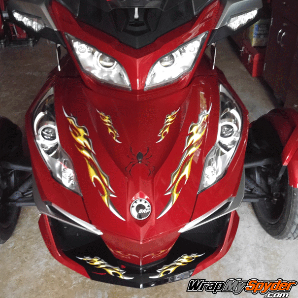 Can am Spyder decal kit Si758-gold-tone-with-bellerdine-small