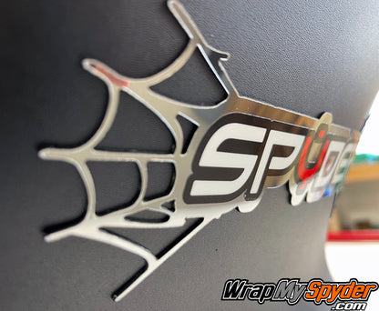 Close up view of Conform Chrome PVC Web