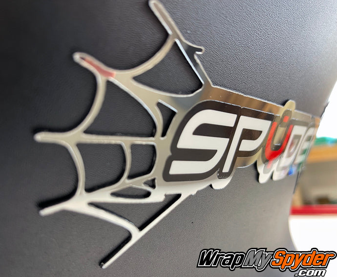 Close up view of Conform Chrome PVC Web