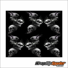 BRP Can-am Spyder Skulls Frunk wrap pattern