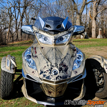 Skulls-and-spider-webs-wrap-kit-for-can-am-spyder-RT-models-Widows-Dinner-full-body-wrap-kit