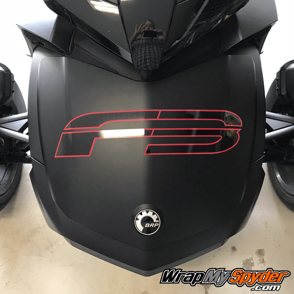 Slant-F3-frunk-text Black - Red