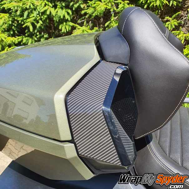 Can-am Spyder RT Limited Speaker-protection-Sea-to-Sky gloss digital carbon fiber