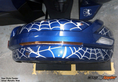 New Style fenders with our Fender Web kit in Silver metallic