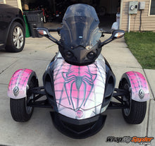 Frunk Wrap - Pink Spidy on Web