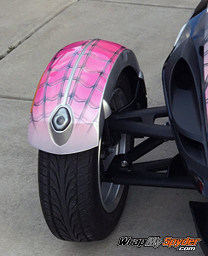 Fender Wrap Kit - Pink Spidy on Web