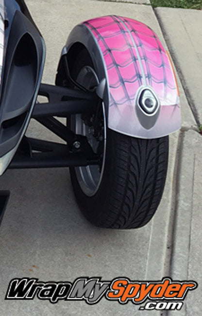 Fender Wrap Kit - Pink Spidy on Web