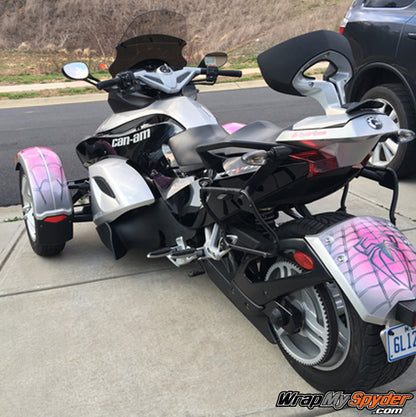 Fender Wrap Kit - Pink Spidy on Web