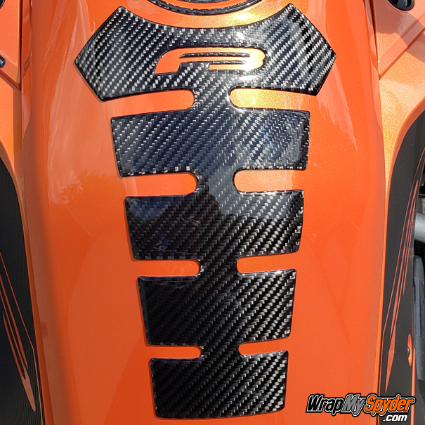 BRP Can-am Spyder F3 Spine-Tank-protector-Real-Carbon-Fiber-Black