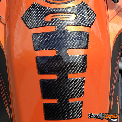 BRP Can-am Spyder F3 Spine-Tank-protector-Real-Carbon-Fiber-Black
