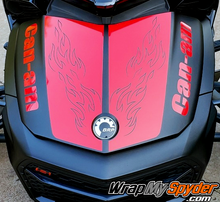 Spyder-F3-Le-Mans-Torch-kit-in-Red-with-optional-Can-am-frunk-text