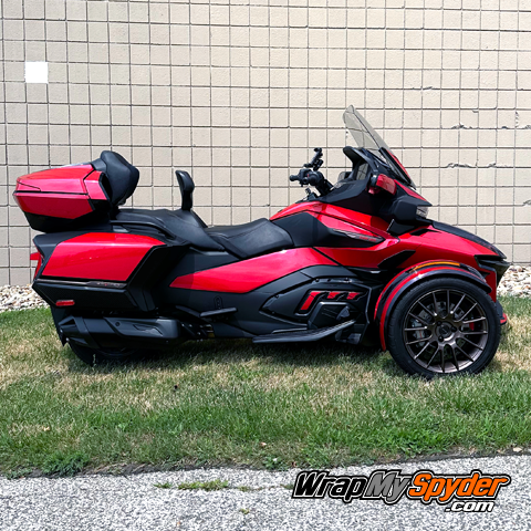 Can-am Spyder RT Sea to Sky Full Body Wrap Color Change.
