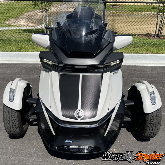 Spyder-RT-Limited-carbon-fiber-racing-stripes-for-the-frunk-2020+-Can-am-Spyder-RT