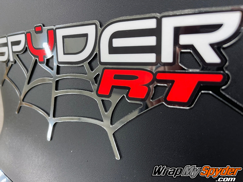 BRP Can-am Spyder Conform Chrome Emblem Spyder RT with Web