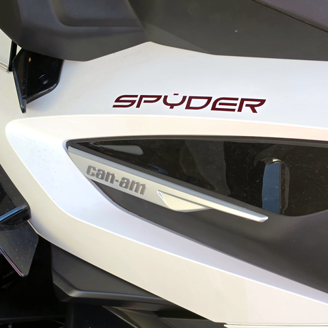 Spyder Text Decal - Solid Color