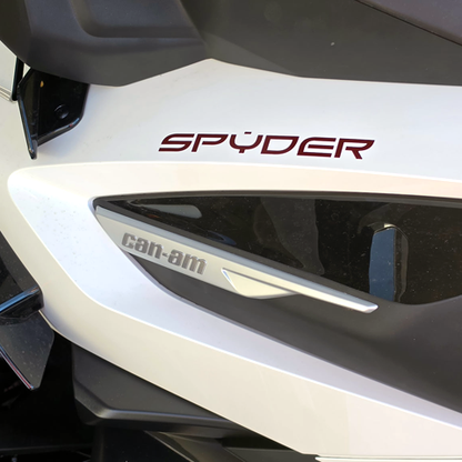 Spyder Text Decal - Solid Color