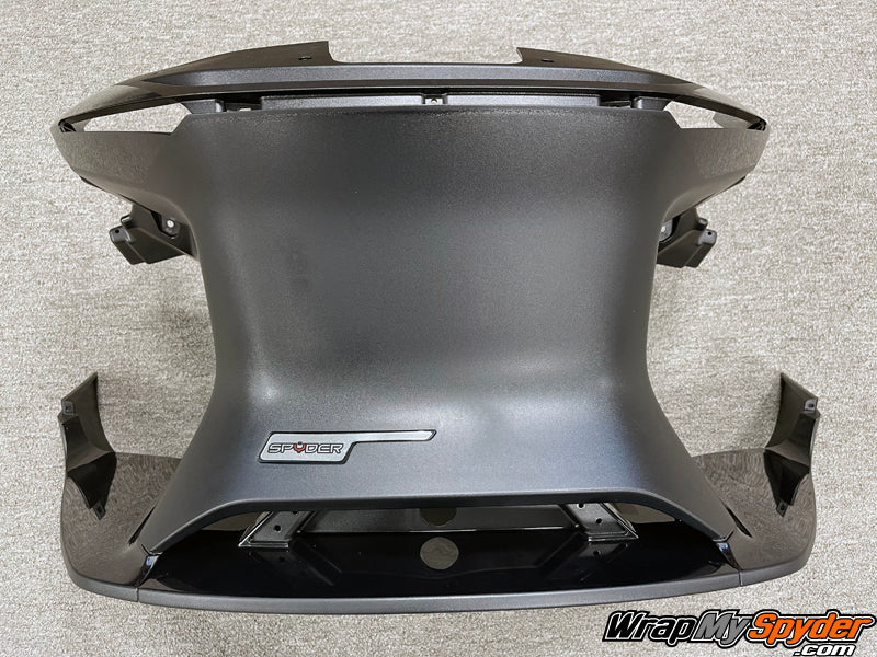 2020-22+ Can-am Spyder RT Chrome front bumper insert Spyder Text.