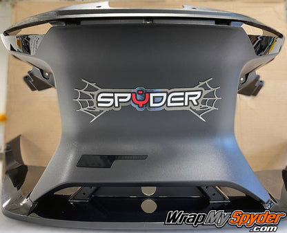 2020+ Spyder RT front bumper with Conform Chrome Spyder with side webs kit