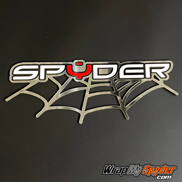 Spyder text in Conform Chrome with bottom web