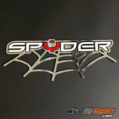 Spyder text in Conform Chrome with bottom web