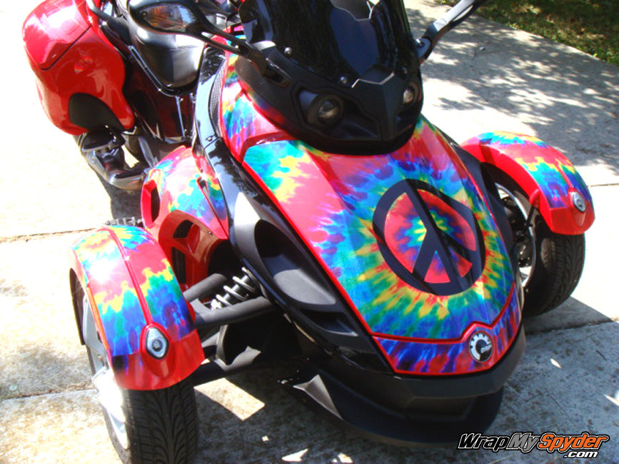 Tie Dye Spyder Wraps package