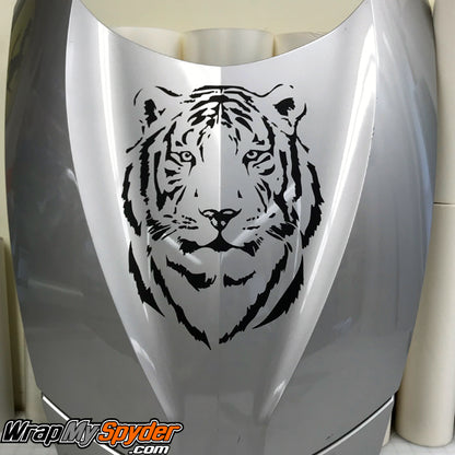 BRP Can-am Spyder Tiger-head-decal kit. for all model Spyders.