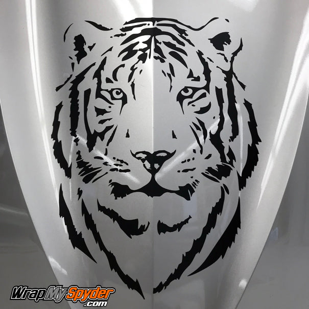 BRP Can-am Spyder Tiger-head-decal kit. for all model Spyders.