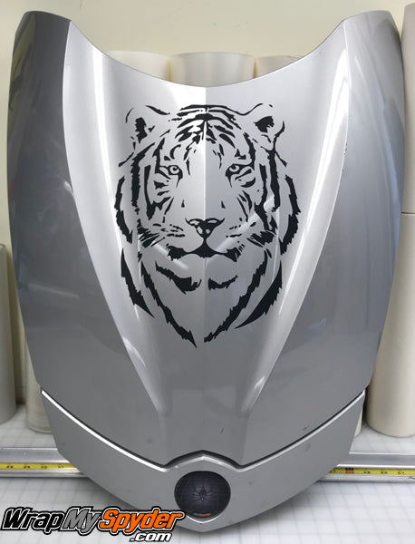 Can-am Spyder Tiger-head-decal kit. for all model Spyders