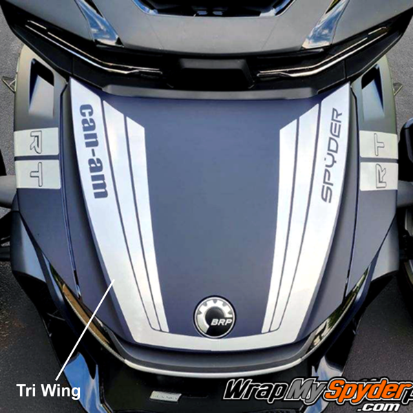 Tri-Wing-RT-frunk-stripe-with-RT-Hash-Mark-stripes-in-Silver-Metallic