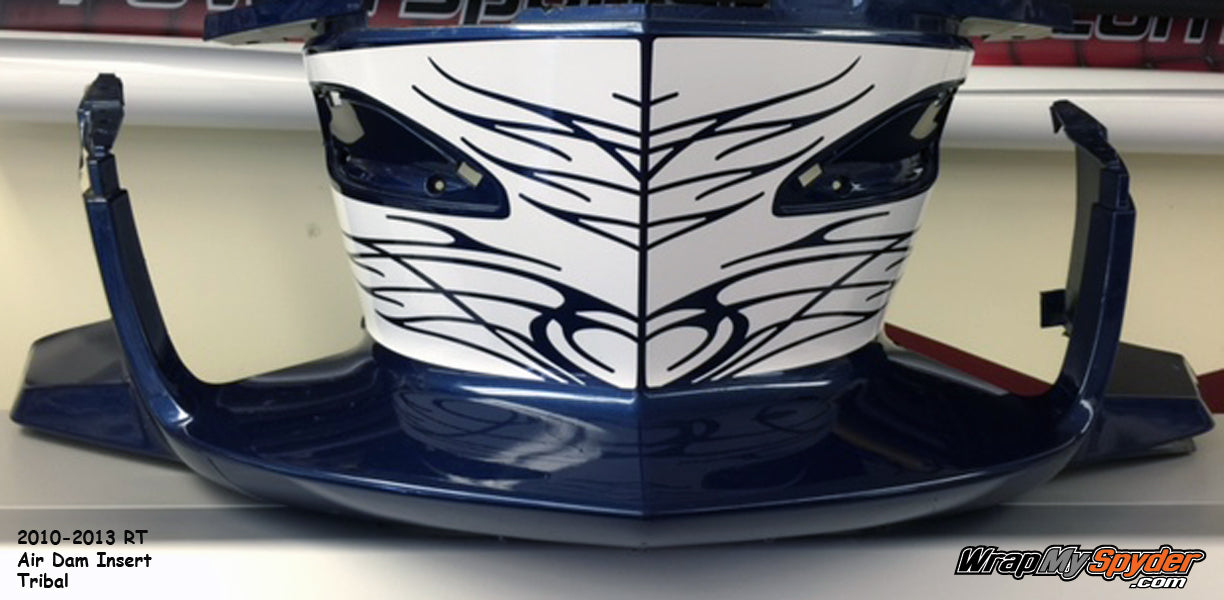 Tribal design air dam insert for Spyder RT 2010-2013
