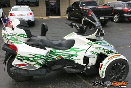 Tribal Green Spyder graphics kit