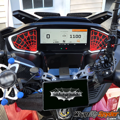 WebWorksCan-am-Spyder-RT--RT-Limited-Radio-Speaker-Grill-Webs-Widow-Red-2024-2026-RT-Models