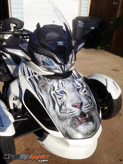 Frunk Wrap - White Tiger