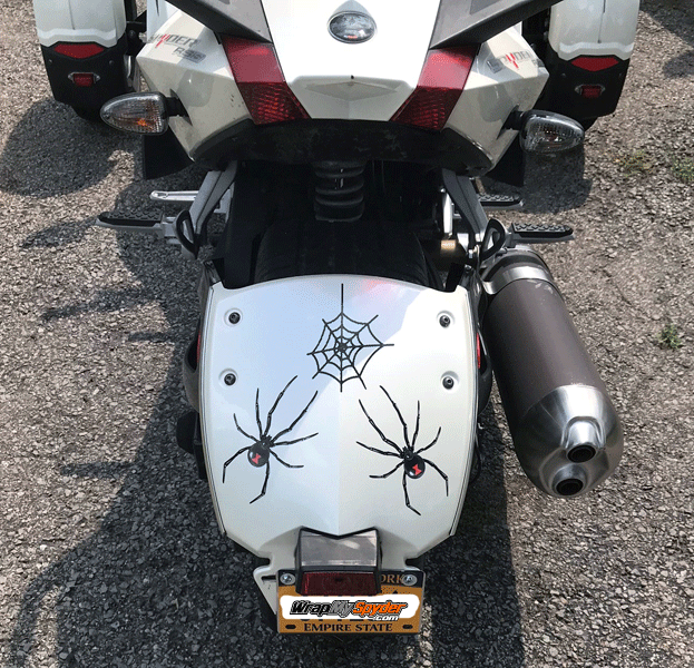 3D Widow Maker Spiders & Webs Decal Set