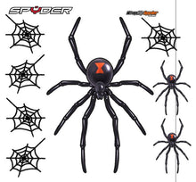 3D Widow Maker Spiders & Webs Decal Set